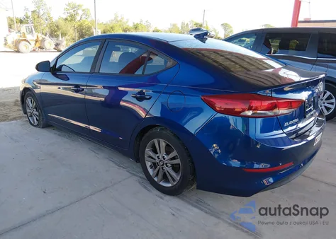 2018 Hyundai Elantra Sel z USA, uszkodzony, nr VIN 5NPD84LF4JH381986
